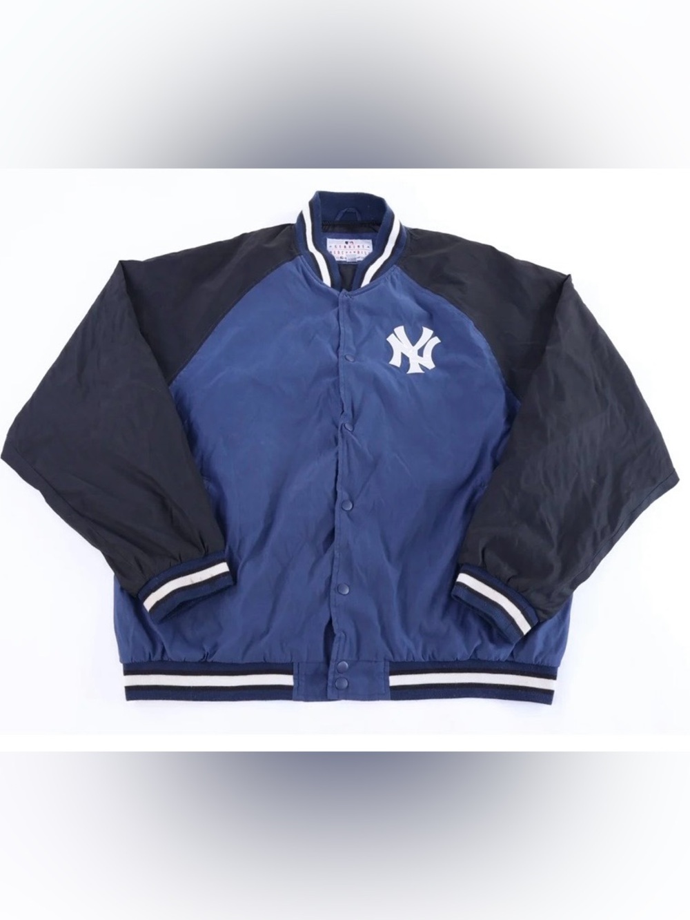 Vintage 90s New York Yankees MLB Game Day Satin Varsity Bomber Jacket XL